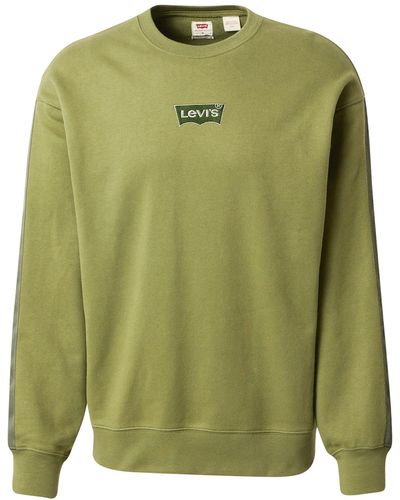 Levi's Sweatshirt 'relaxd graphic crew' - Grün