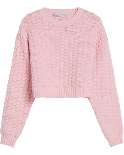 Bershka Pullover - Pink
