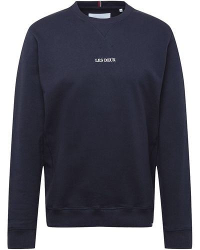 Les Deux Sweatshirt 'lens' - Blau