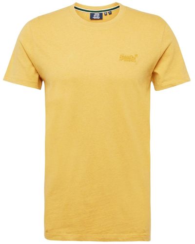 Superdry T-shirt - Gelb
