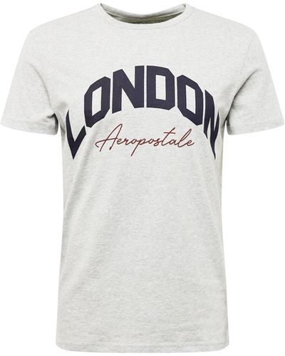 Aéropostale T-shirt 'london' - Weiß