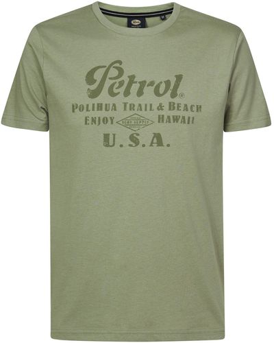 Petrol Industries T-shirt 'sandcastle' - Grün