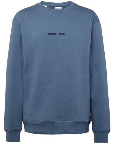 SELECTED Sweatshirt 'hankie' - Blau