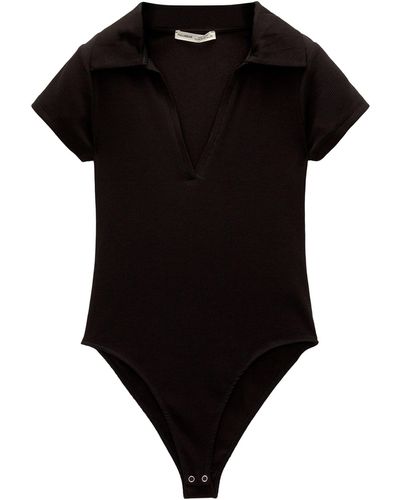 Pull&Bear Shirtbody - Schwarz