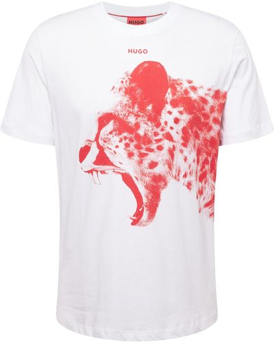 HUGO T-shirt 'dikobra' - Weiß