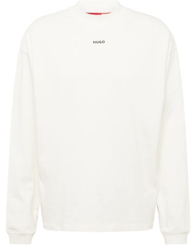 HUGO Sweatshirt 'dapaso' - Weiß