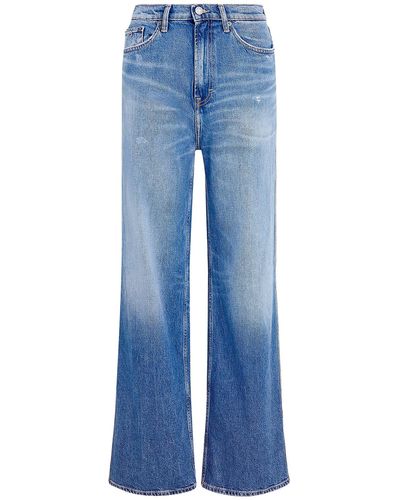 Tommy Hilfiger Jeans 'claire wide leg' - Blau