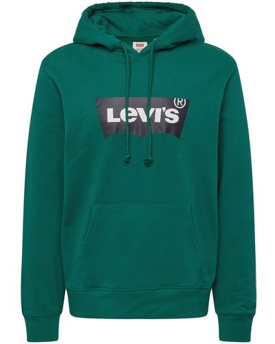 Levi's Sweatshirt 'standard graphic hoodie' - Grün