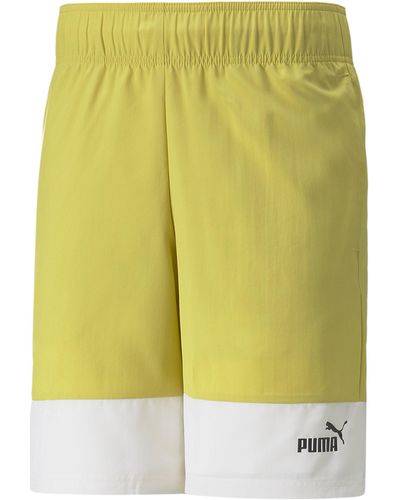 PUMA Shorts 'power' - Gelb