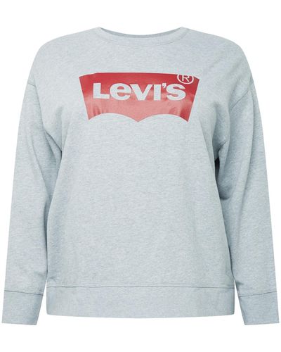 Levi's Sweatshirt 'pl graphic standard crew' - Grau