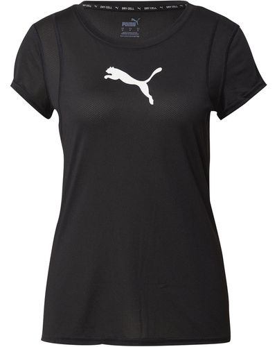 PUMA Sportshirt 'train all day' - Schwarz