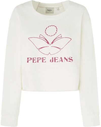 Pepe Jeans Sweatshirt 'lorelai' - Weiß
