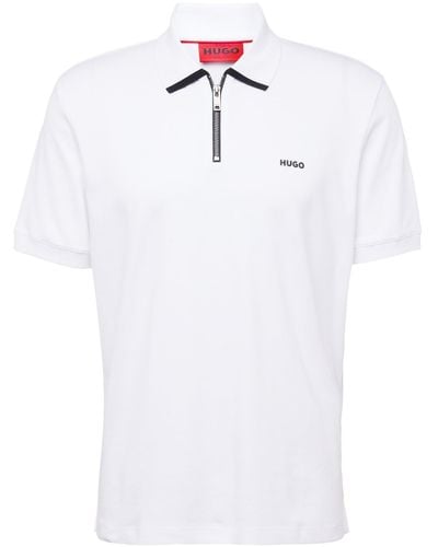 HUGO Poloshirt 'dalomino' - Weiß