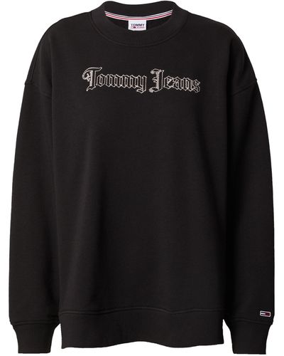 Tommy Hilfiger Sweatshirt 'grunge' - Schwarz