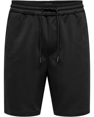 Only & Sons Shorts 'linus' - Schwarz