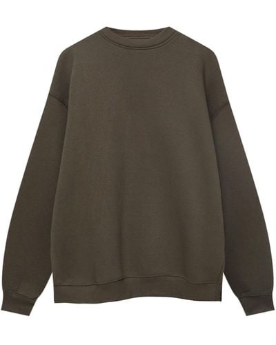 Pull&Bear Sweatshirt - Grün