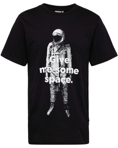 Dedicated T-shirt 'stockholm give me some space' - Schwarz