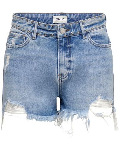 ONLY Shorts 'pacy' - Blau