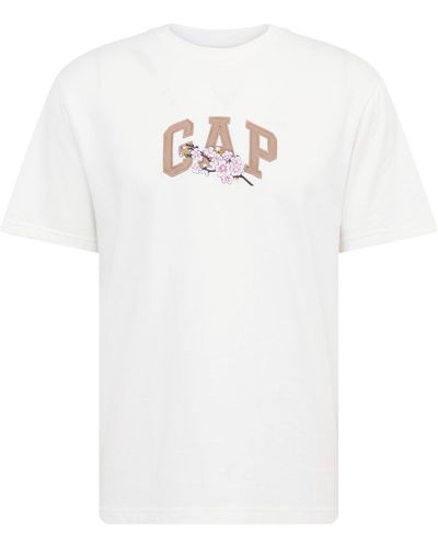 Gap T-shirt 'sakura' - Weiß