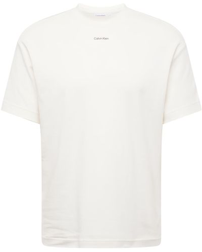 Calvin Klein T-shirt 'nano' - Weiß