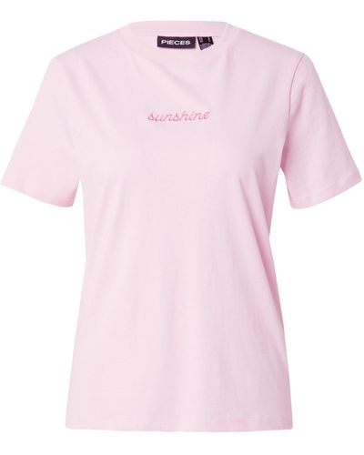 Pieces T-shirt 'kaylee' - Pink
