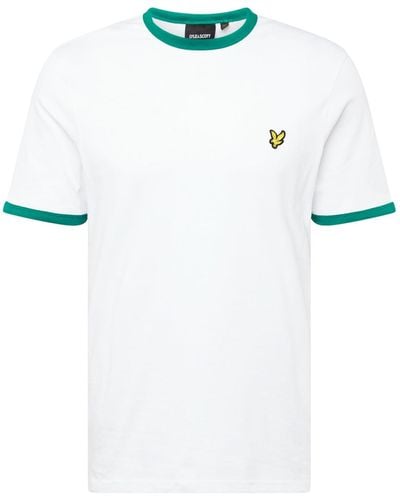 Lyle & Scott T-shirt 'ringer' - Weiß