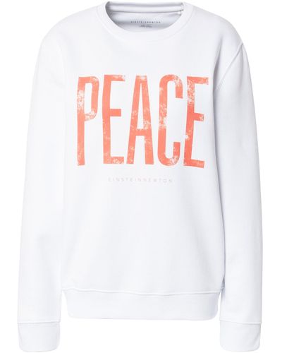 EINSTEIN & NEWTON Sweatshirt 'paix' - Weiß