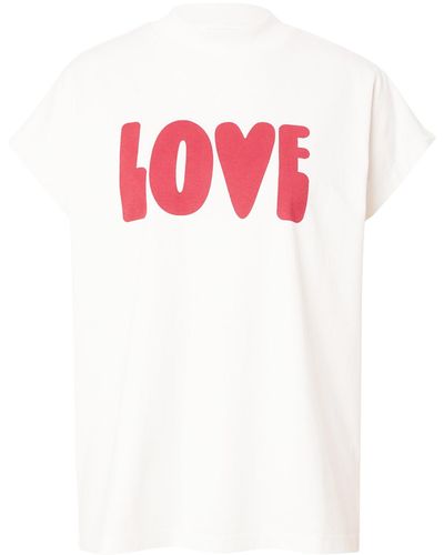 Thinking Mu T-shirt 'love volta' - Weiß