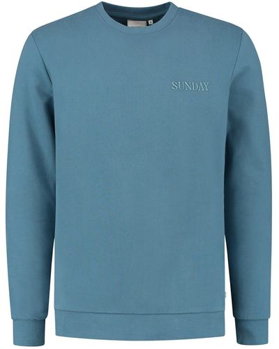 Shiwi Sweatshirt 'sunday' - Blau