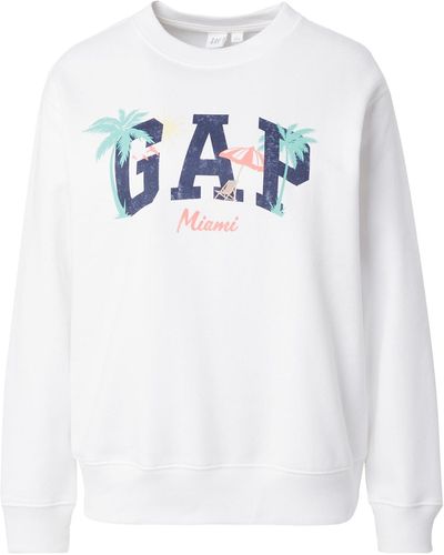 Gap Sweatshirt 'city' - Weiß