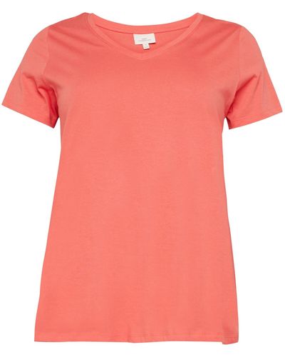 Only Carmakoma T-shirt 'bonnie' - Pink