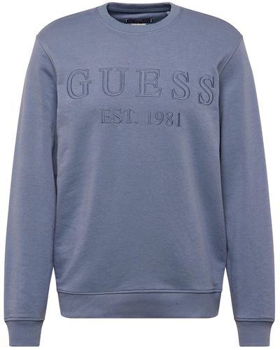 Guess Sweatshirt BEAU (1-tlg) - Blau