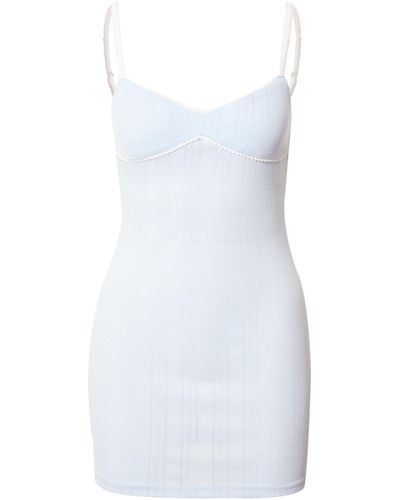 Edikted Kleid 'pointelle' - Weiß