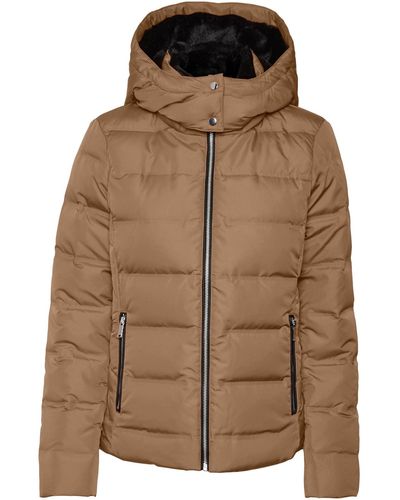 Vero Moda Steppjacke DOLLY (1-St) - Braun