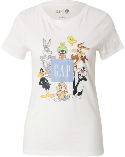 Gap T-shirt 'wb - looney toons' - Weiß