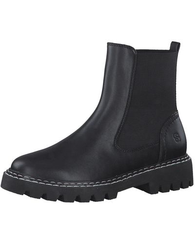 S.oliver Chelsea boots - Schwarz