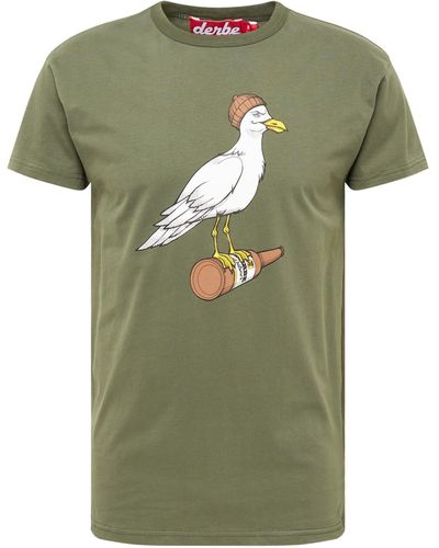 Derbe T-shirt 'sturmmöwe' - Grün
