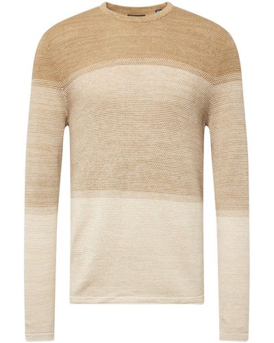 Only & Sons Pullover 'panter' - Natur