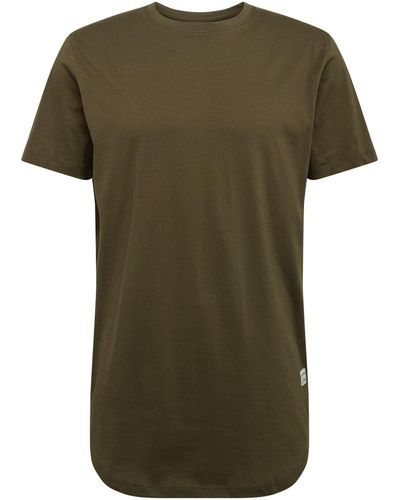 Jack & Jones Rundhals T-Shirt JJENOA Regular Fit - Grün