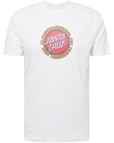 Santa Cruz T-shirt 'speed mfg' - Weiß