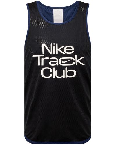 Nike Sportshirt 'track club' - Schwarz