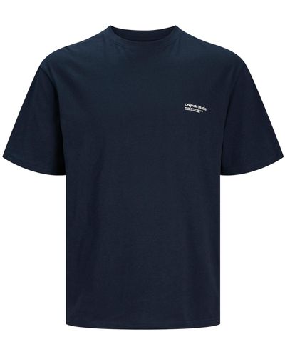 Jack & Jones T-Shirt Vesterbro (1-tlg) - Blau