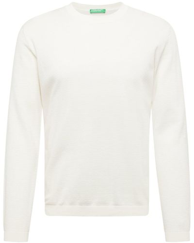 Benetton Sweatshirt - Weiß