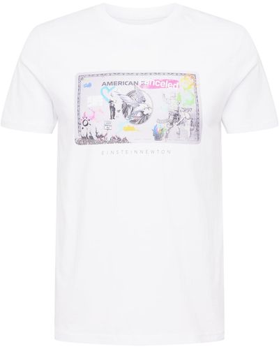EINSTEIN & NEWTON T-shirt 'canceled' - Weiß