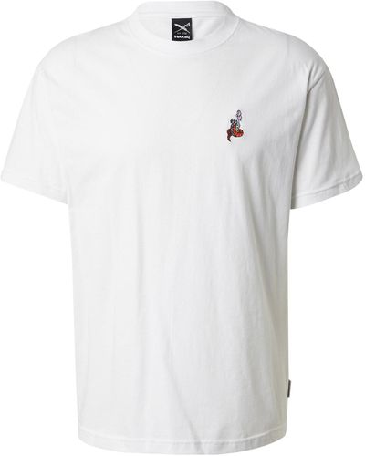 Iriedaily T-shirt 'nobodys g' - Weiß