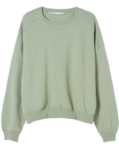 Bershka Sweatshirt - Grün