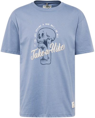 Fat Moose T-shirt 'hike' - Blau