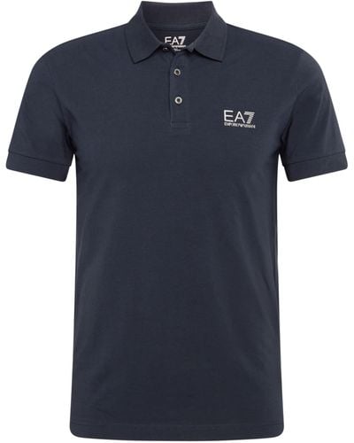 EA7 Poloshirt - Blau