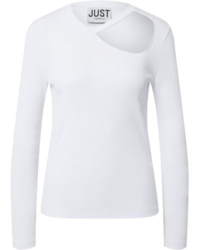 Just Female Shirt 'rancho' - Weiß