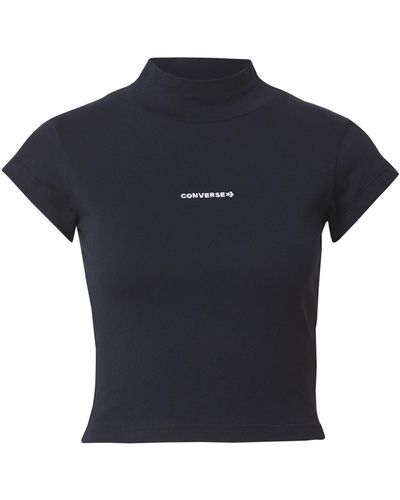 Converse T-shirt 'wordmark' - Blau